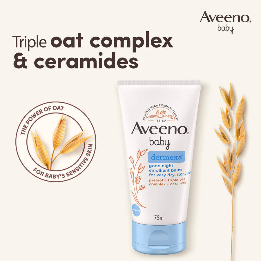daglig dermexa blødgørende creme til tør hud aveeno baby