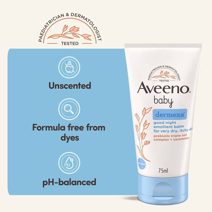daglig dermexa blødgørende creme til tør hud aveeno baby