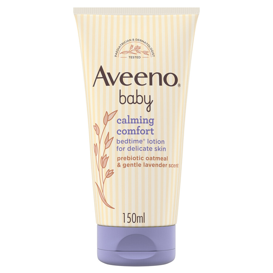 aveeno baby beroligende komfort sengetidslotion aveeno