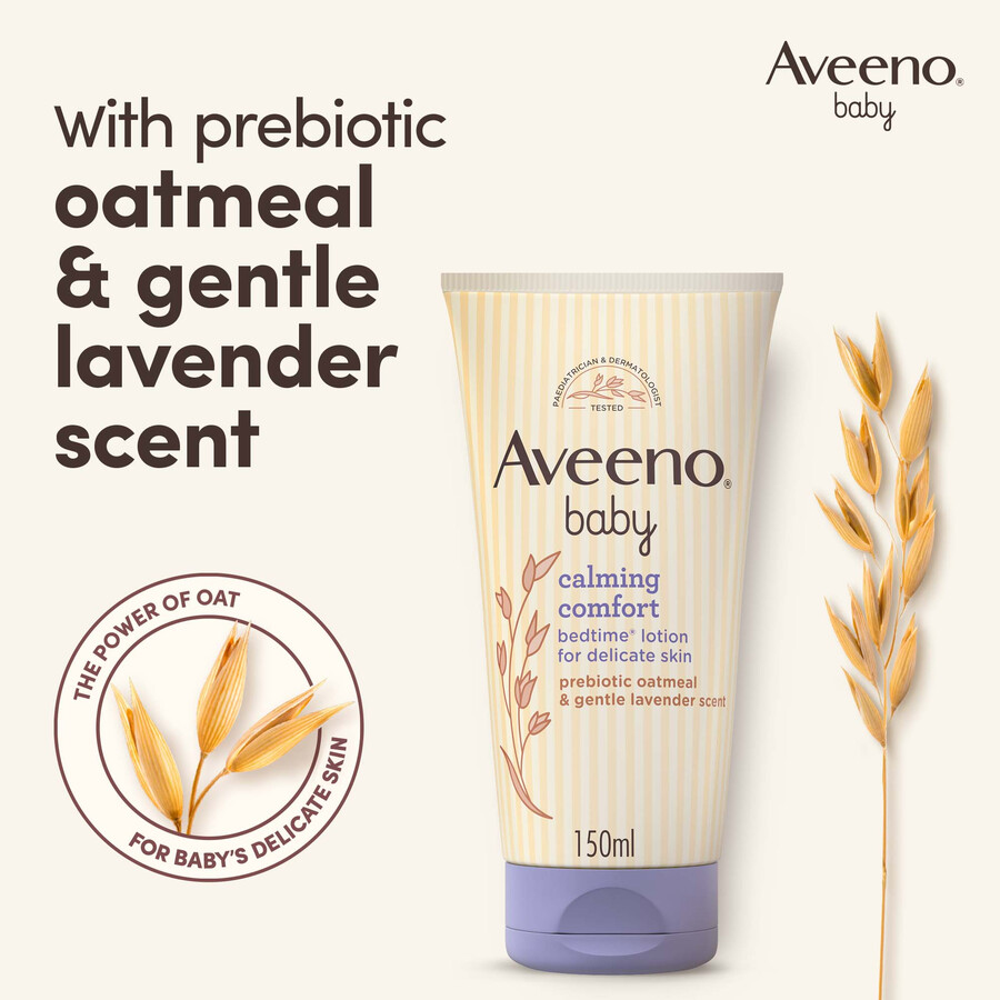 aveeno baby beroligende komfort sengetidslotion aveeno