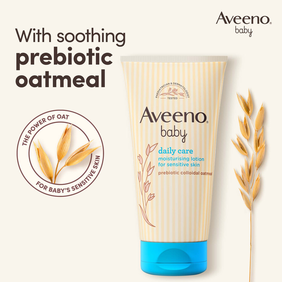 daglig babylotion til normal og tør hud aveeno baby
