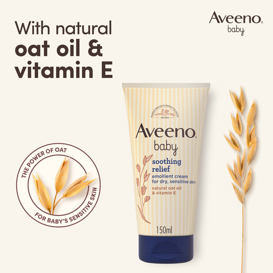 beroligende emollinet creme til tør hud aveeno baby