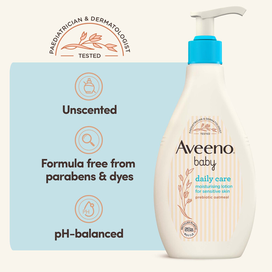 aveeno baby daily care fugtighedslotion 250 ml aveeno