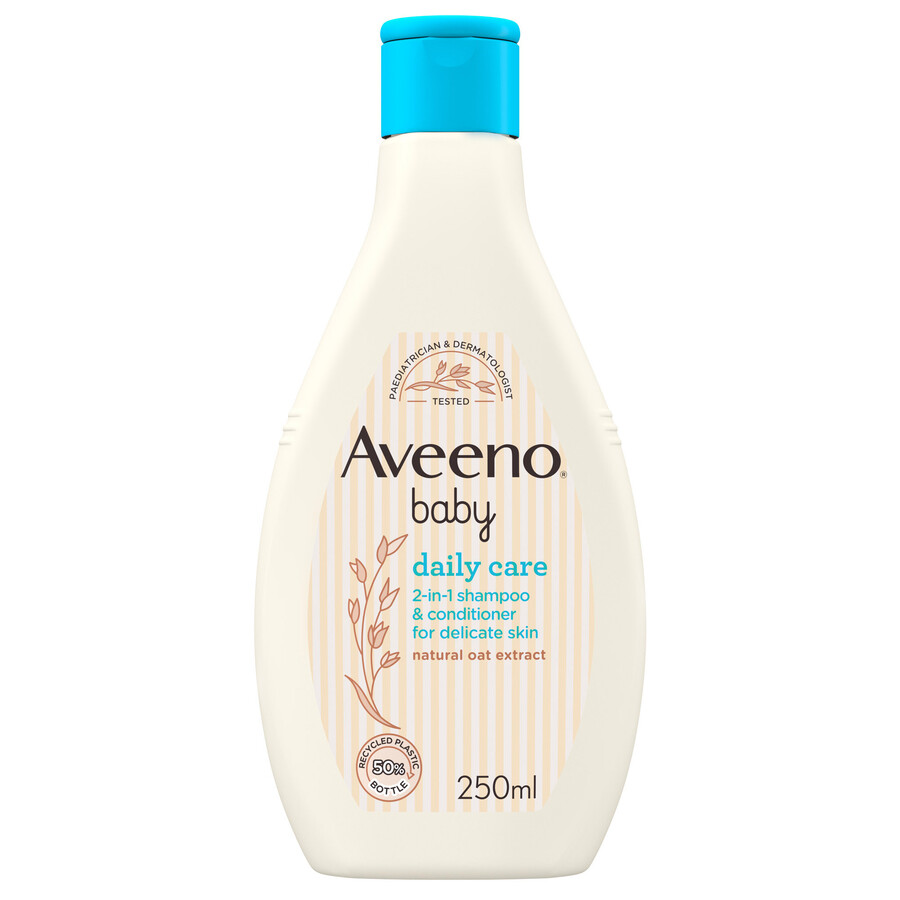 aveeno baby daily care 2-i-1 shampoo og balsam aveeno