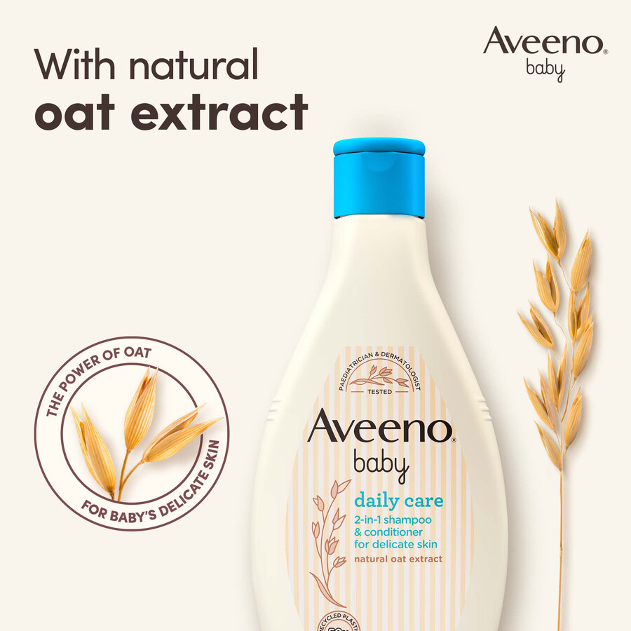 aveeno baby daily care 2-i-1 shampoo og balsam aveeno