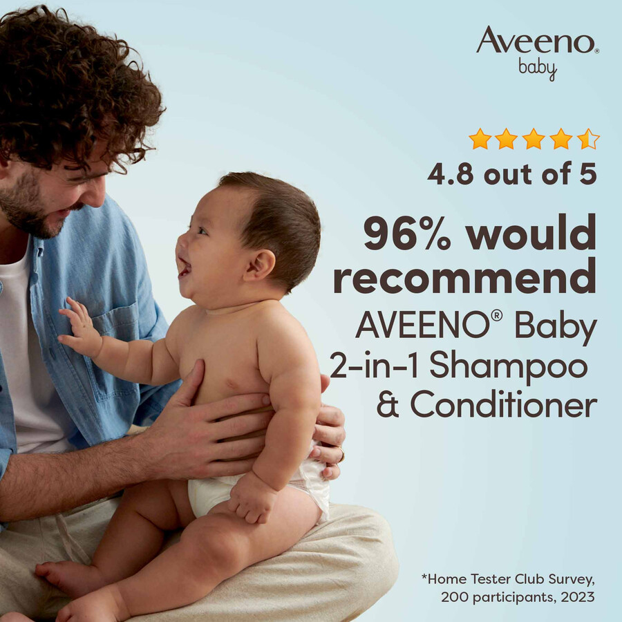 aveeno baby daily care 2-i-1 shampoo og balsam aveeno