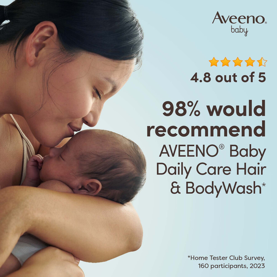 aveeno baby daglig pleje hår- og kropsvask 250 ml aveeno