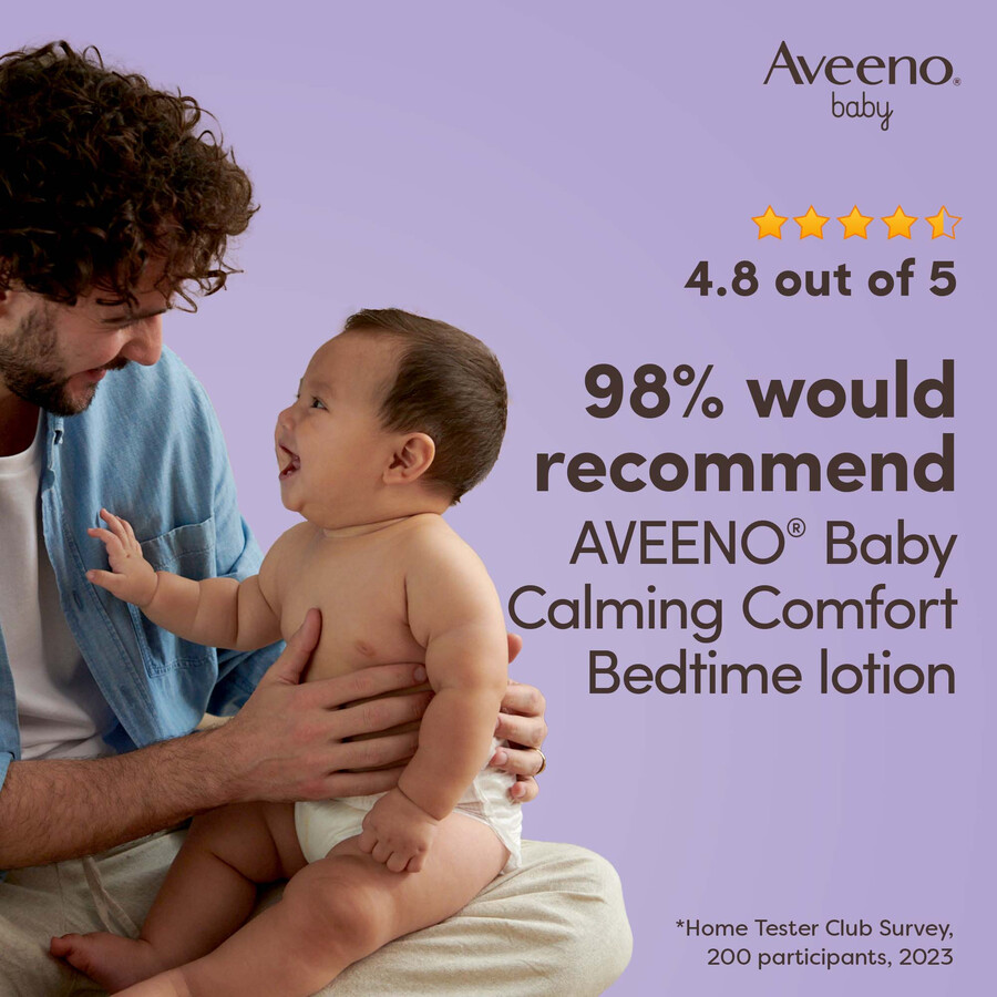 aveeno baby calming comfort bedtime bath wash 400ml aveeno