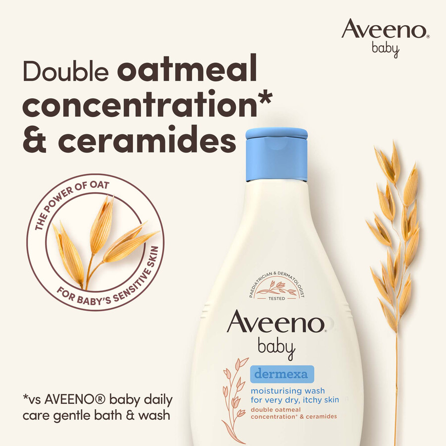 dermexa baby body moisturising wash aveeno baby