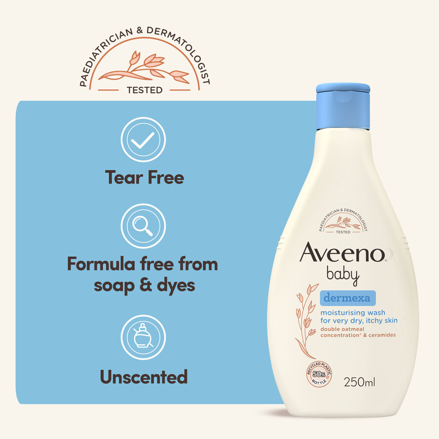 dermexa baby body moisturising wash aveeno baby