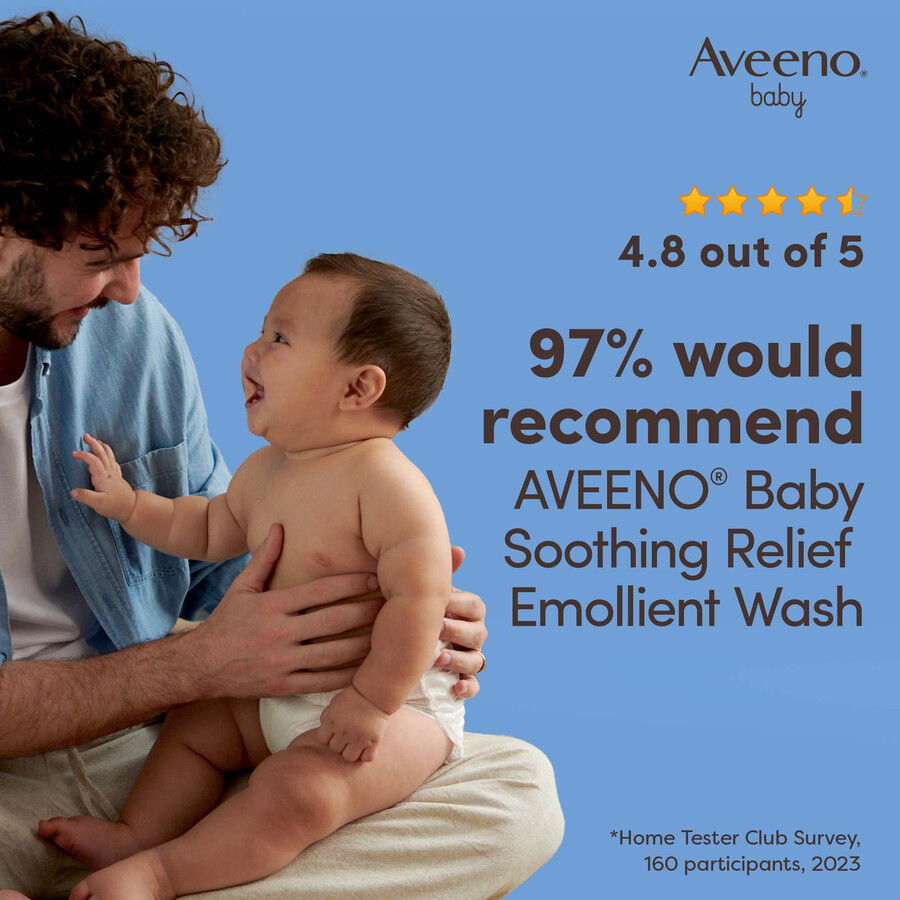 lindrende babyblødgørende sæbe aveeno baby