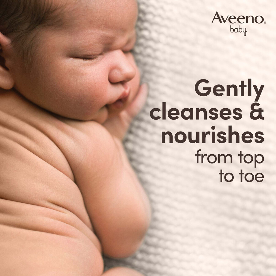 daglig pleje til babyhår og kropssæbe til tør hud aveeno baby