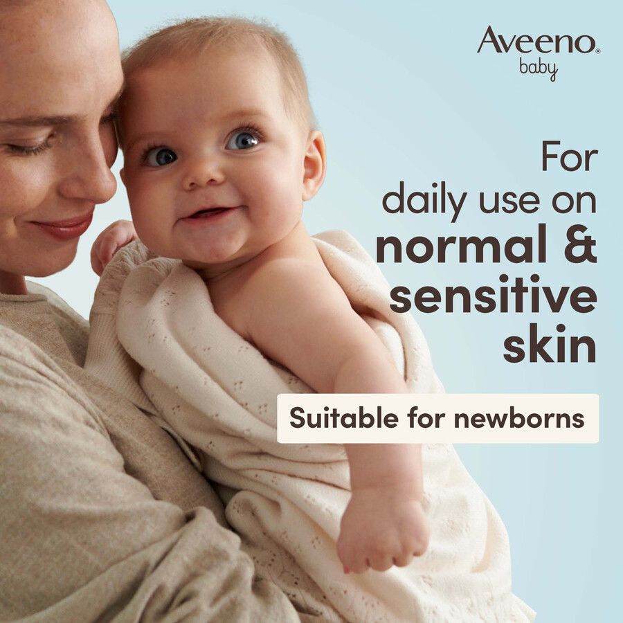 daglig pleje til babyhår og kropssæbe til tør hud aveeno baby