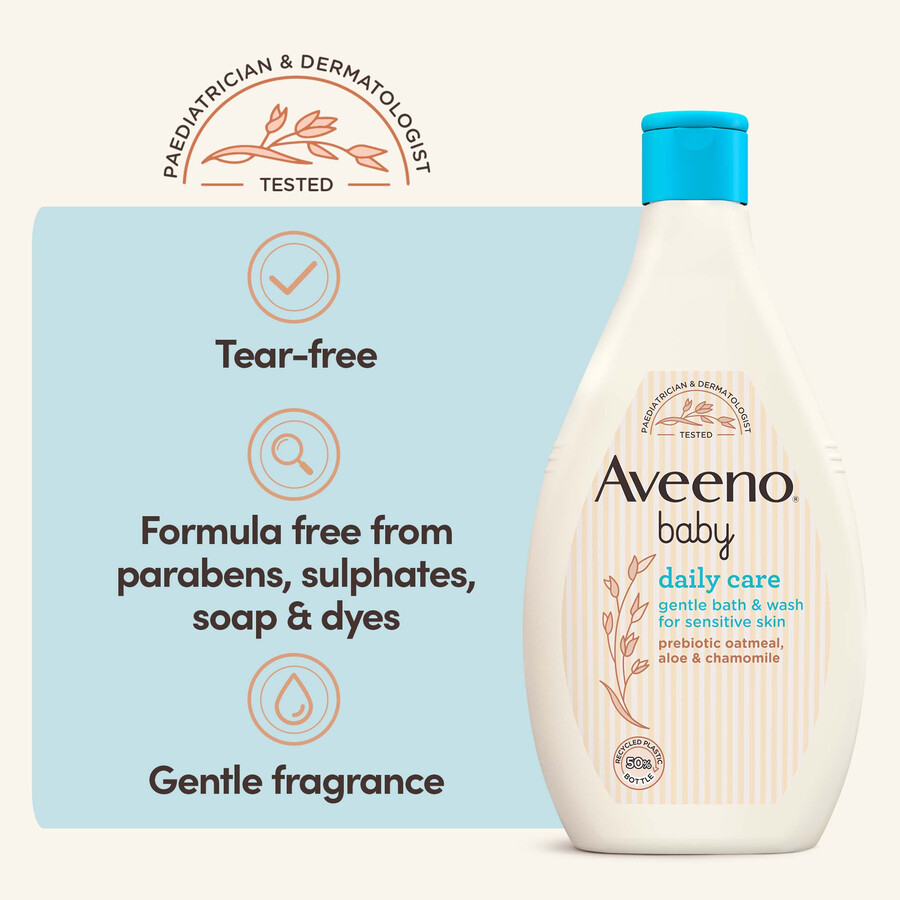 daglig pleje mild sæbe til normal og tør hud aveeno baby