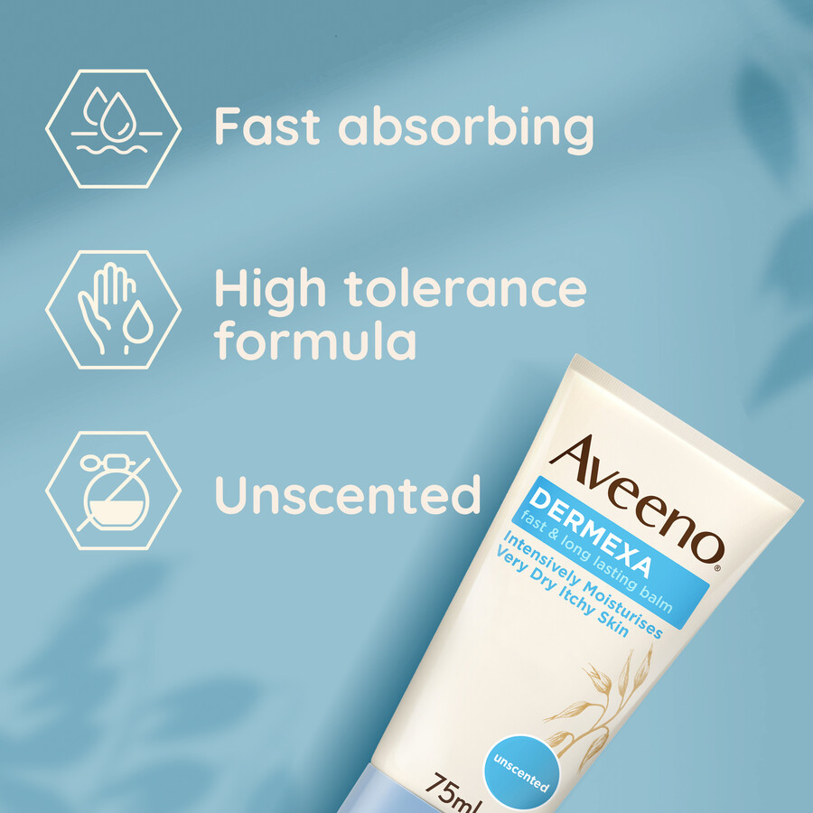 dermexa hurtig og langtidsvirkende balsam aveeno