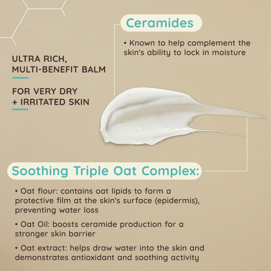 aveeno face calm restore havrerig balm aveeno