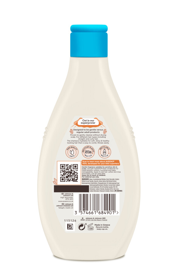 aveeno børneshampoo 250 ml aveeno