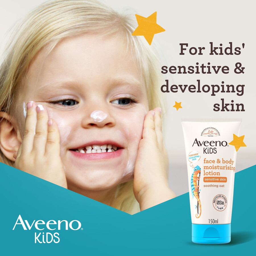 aveeno bØrnes ansigt- og bodylotion 150 ml aveeno