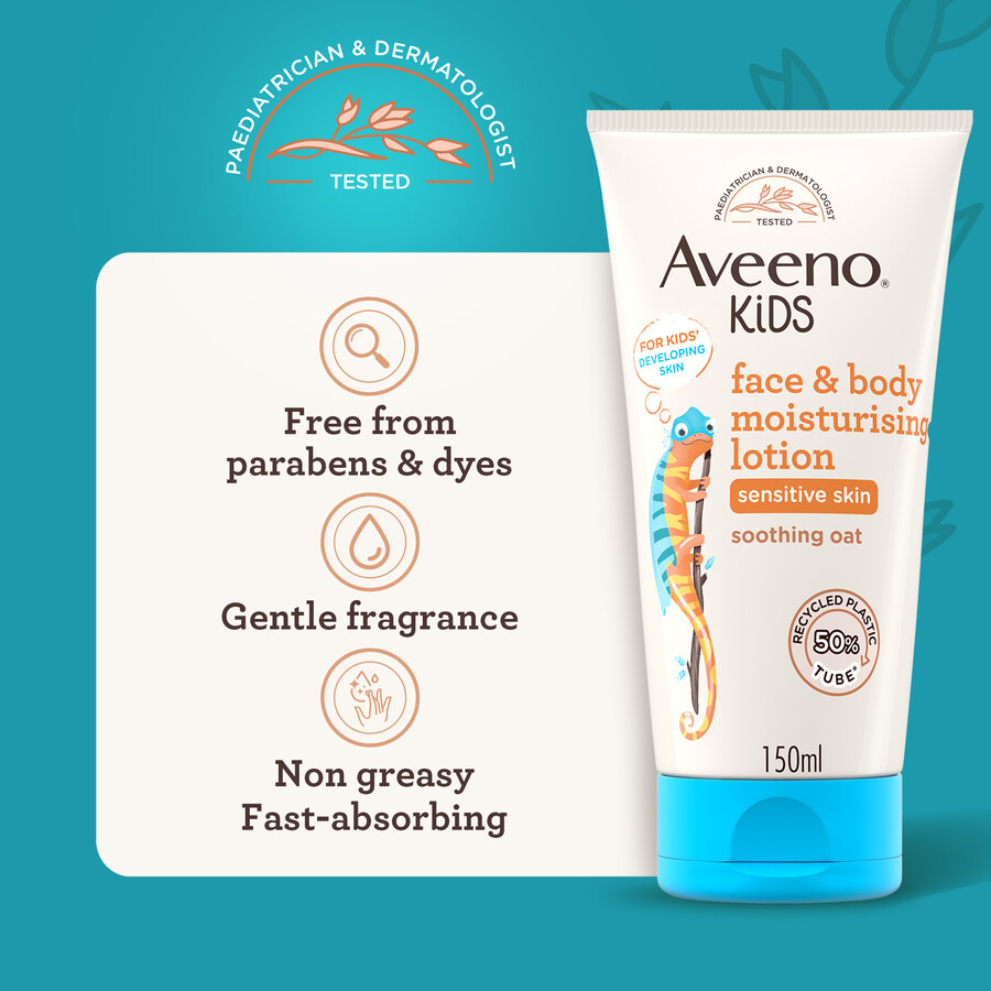 aveeno bØrnes ansigt- og bodylotion 150 ml aveeno