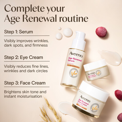 aveeno age renewal eye gel cream 15ml aveeno