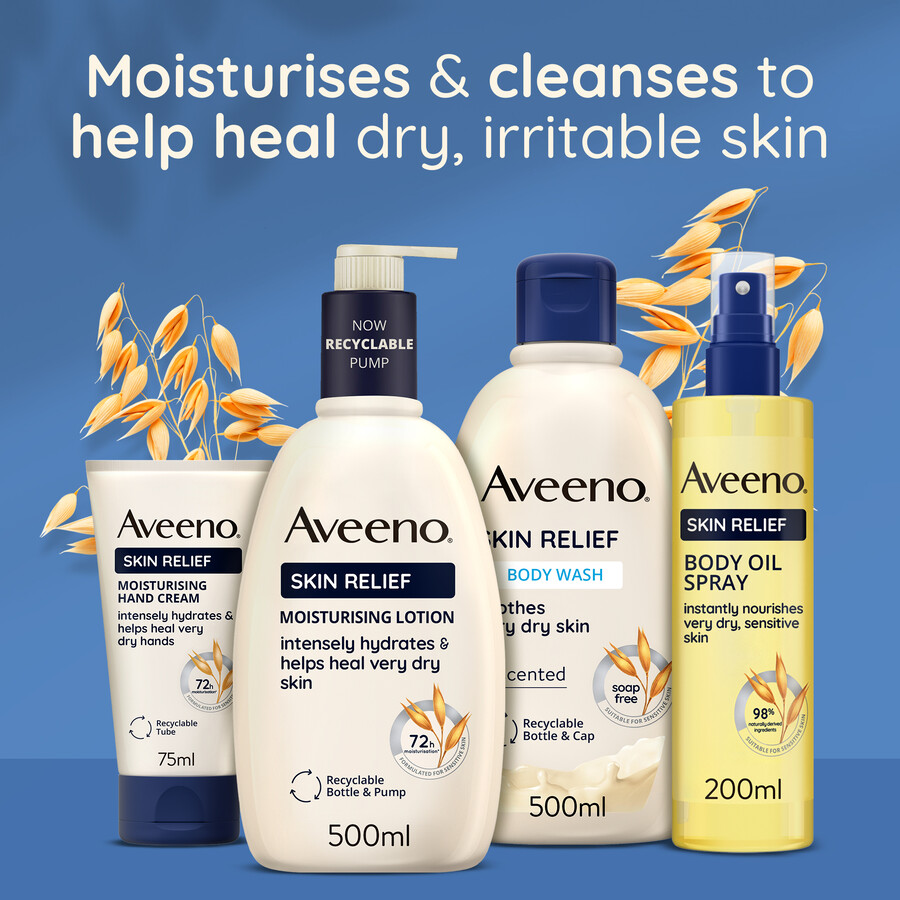 fugtgivende håndcreme til meget tør hud fra skin relief aveeno