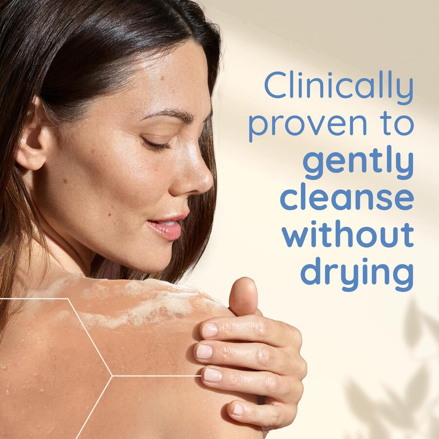 fugtgivende kropsvask med skin relief til tør hud aveeno