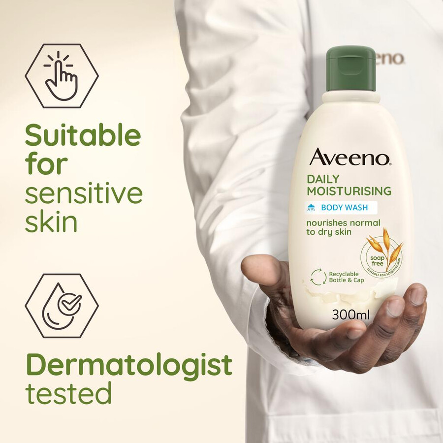 daglig fugtgivende kropsvask aveeno