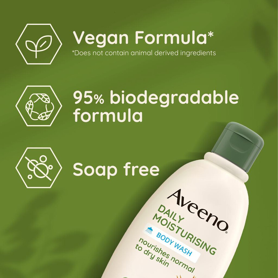 daglig fugtgivende kropsvask aveeno