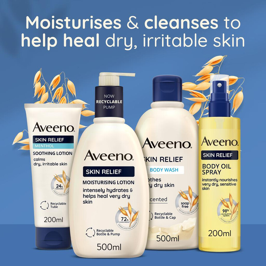 beroligende lotion til huden med mentol aveeno