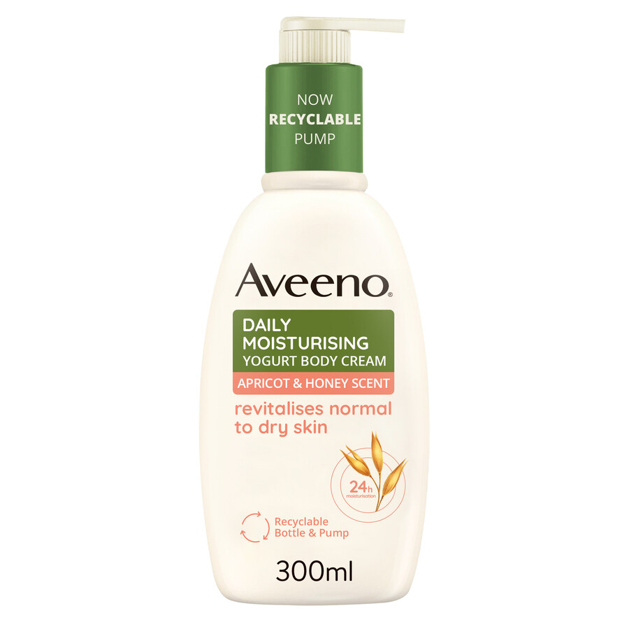 daglig fugtgivende yoghurtkropscreme aveeno