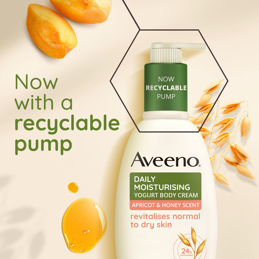 daglig fugtgivende yoghurtkropscreme aveeno
