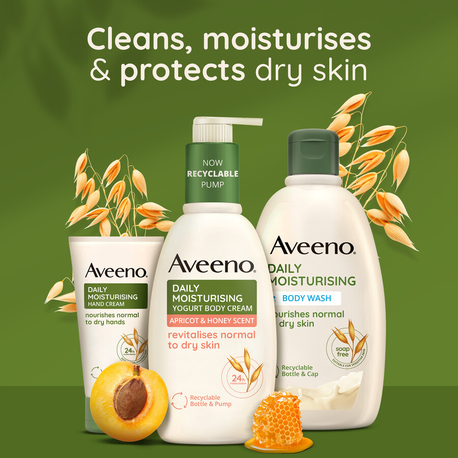daglig fugtgivende yoghurtkropscreme aveeno