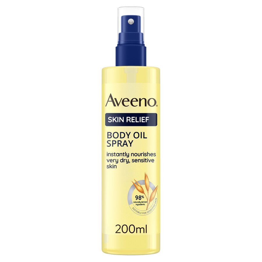 aveeno hudlindrende kropsoliespray aveeno