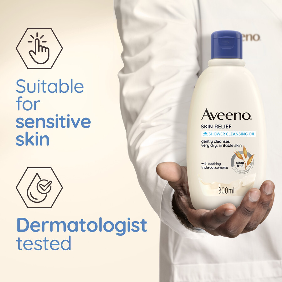 aveeno skin relief body cleansing oil aveeno