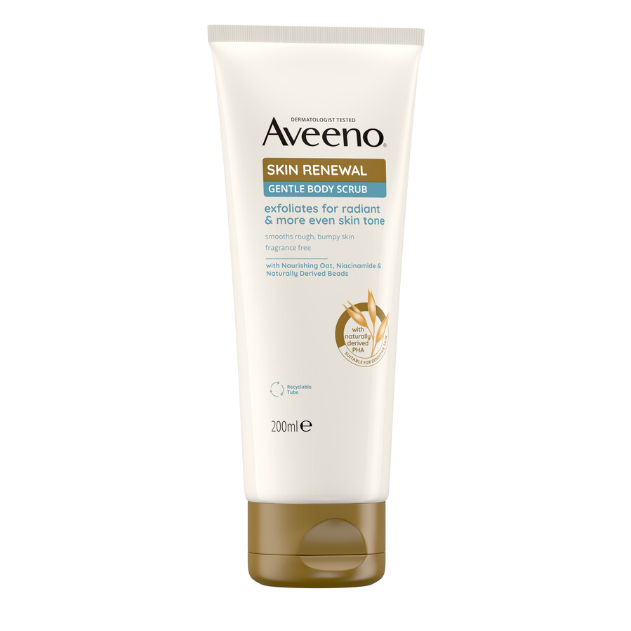 aveeno afvaskende hudfornyende blid kropsscrub aveeno