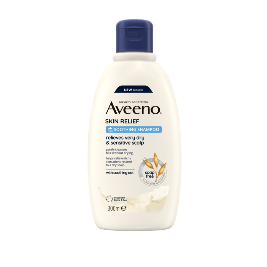 beroligende shampoo til hudlindring aveeno