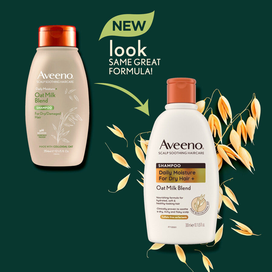 aveeno daglig fugtigheds havre mÆlkes blanding shampoo aveeno