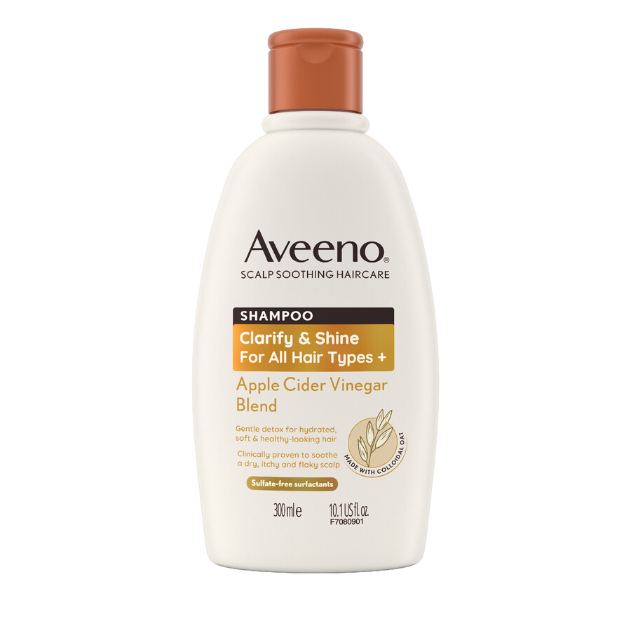 aveeno clirify shine Æblecidereddike blandingshampoo aveeno