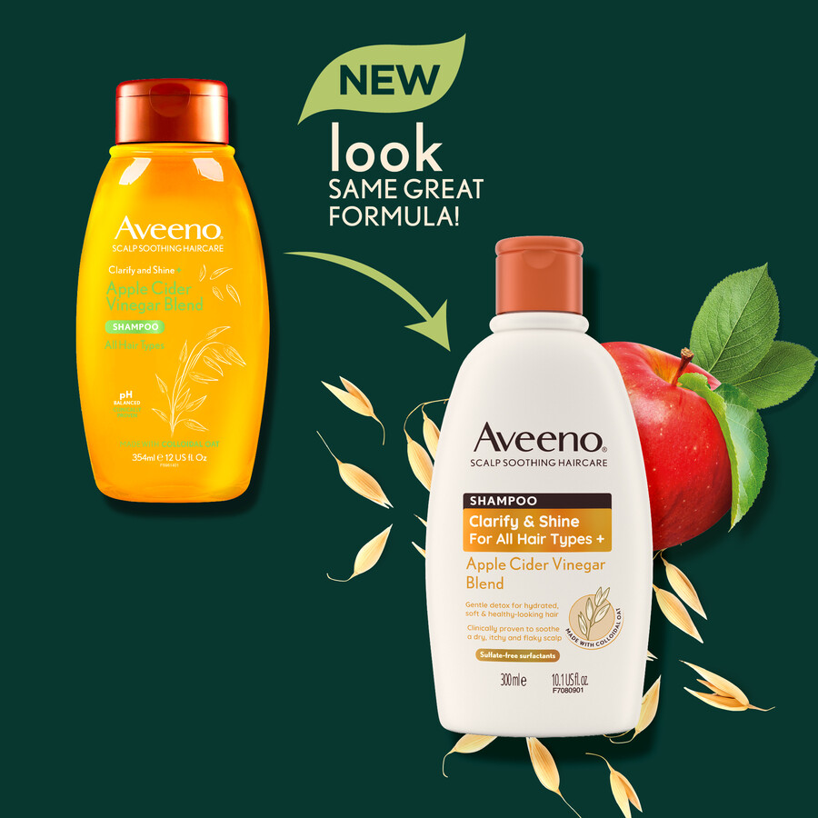 aveeno clirify shine Æblecidereddike blandingshampoo aveeno
