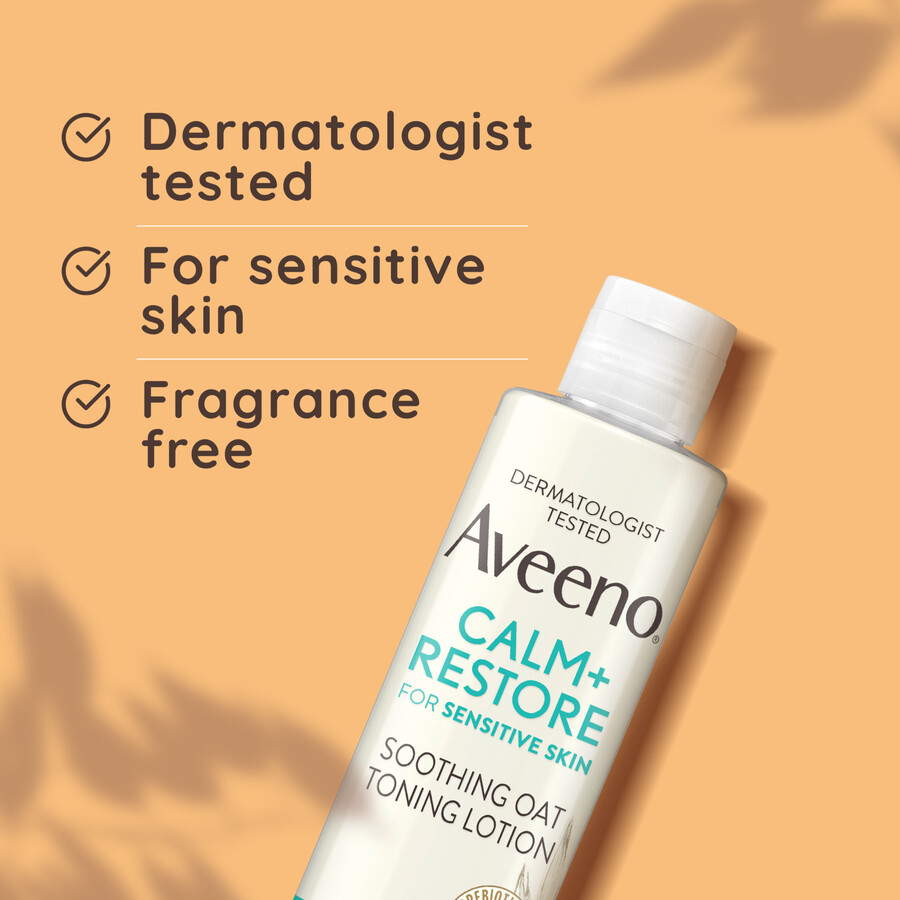 aveeno calm restore berolende toning lotion aveeno